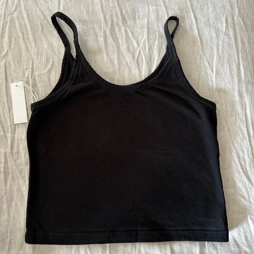 NWT ARQ Crop Tank in Black